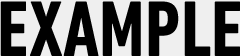 EXAMPLE